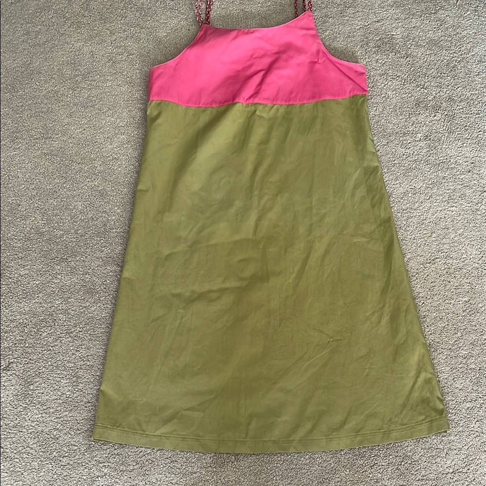 Pink and Green Kids Dress